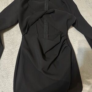 Elegant Black Dress Zara